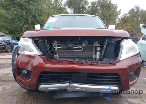 2017 Nissan Armada Platinum z USA, uszkodzony, nr VIN JN8AY2NE5H9706177